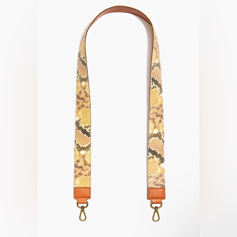 Madewell‎ NWT The Shoulder Bag Strap: Snake Embossed Leather Edition